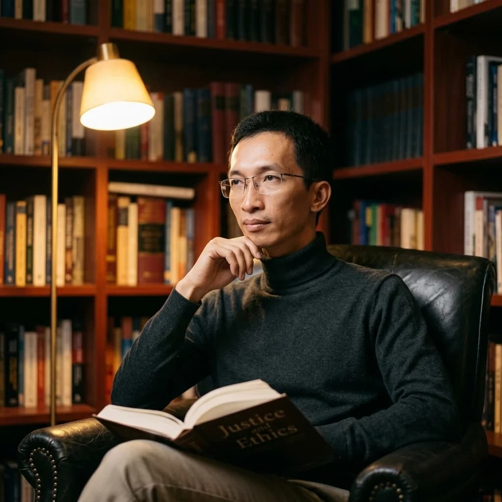 Thoughtful Lawyer Portrait - Perspectives - vothienhien.com